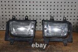 1991 BMW E30 OEM ZKW Foglights Left & Right with frames late model