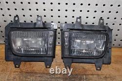 1991 BMW E30 OEM ZKW Foglights Left & Right with frames late model