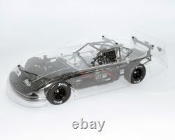 1RC Racing Asphalt Late Model 1/18 Brushless RTR 2WD Oval Racer (Clear)