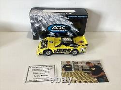 1/24 ADC 2007 #36 Kenny Wallace Jegs Autographed COA Blue Series Dirt Late Model