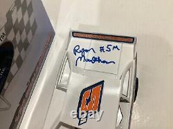 1/24 ADC 2024 #5M Ryan Markham B&B Drain Red Series Autographed Dirt Late Model