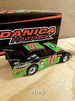 1/24 ADC Danica Patrick Dirt late model Go Daddy #10 Rare