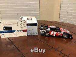 1/24 ADC Denny Hamlin Signed Late Model Dirt Car/Signed Hero Card Included