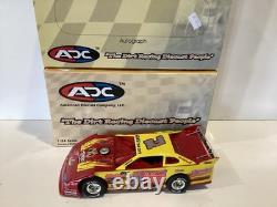 1/24 ADC Mike Duvall #F1 Cherokee Landscaping Flinstone Flyer 04 Dirt Late Model