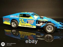 1/24 ADC Super Dirt Late Model Tommy Myer #65 Blue Yellow loose displayed