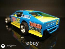 1/24 ADC Super Dirt Late Model Tommy Myer #65 Blue Yellow loose displayed