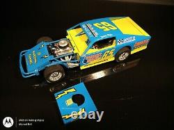 1/24 ADC Super Dirt Late Model Tommy Myer #65 Blue Yellow loose displayed