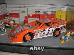1/24 Autographed 2021 Gordy Gundaker #11 Lucas Outlaw Late Model Dirt Car #4/350