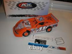 1/24 Autographed 2021 Gordy Gundaker #11 Lucas Outlaw Late Model Dirt Car #4/350