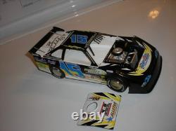 1/24 NO BOX Brian Birky Birkhofer Autographed Outlaw Late Model Dirt Car Free SH