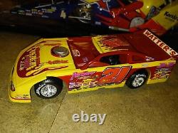 1.24scale Late Model Dirt Track Race Cars. #21 Billy Moyer