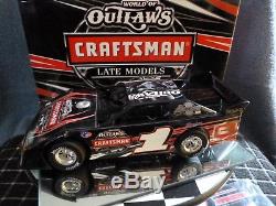 #1 CRAFTSMAN WORLD OF OUTLAWS ADC DIRT LATE MODEL 1/24 Rare