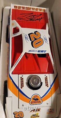 2000 tony stewart SIGNED! J. D. BYRIDER DIRT LATE MODEL RACE CAR 124 XTREME