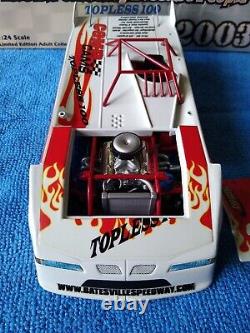 2003 ADC Batesville Topless 100 Track Car Red Frame 1/24 Scale