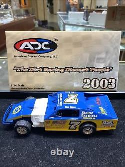 2003 ADC Ron Jones7 1/24 Diecast DIRT LATE Model 1/1008 New In Box