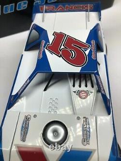 2007 ADC 124 SCALE DIRT LATE MODEL Steve Francis Valvoline #15 1 Of 500 Blue