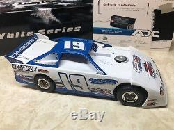 2007 Adc 124 Scale Dirt Late Model Diecast Steve Casebolt #19 Rare White Series