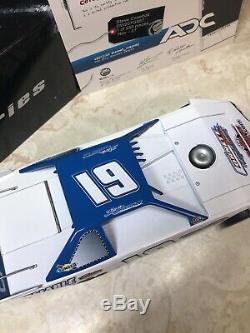 2007 Adc 124 Scale Dirt Late Model Diecast Steve Casebolt #19 Rare White Series