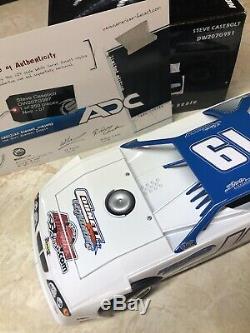 2007 Adc 124 Scale Dirt Late Model Diecast Steve Casebolt #19 Rare White Series