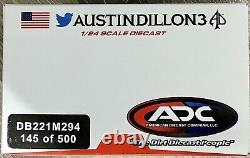 2021 1/24 #3 Austin Dillon K&L Ready Mix Late Model Dirt Car 1 of 500