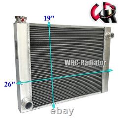 26 x 19 Universal Radiator Fit Sport Mod Late Model Race Pro Crossflow