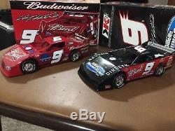 2 1/24 Kasey Kahne #9 ADC Budweiser and Gillette Young Guns late model dirt cars