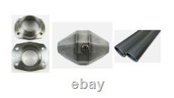 9 Ford Fab Rear Housing with Big Ford Late Model Bearing Ends & 3'' Tubes