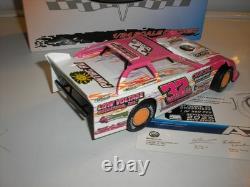 ADC 1/24 Bobby Pierce Neon World 100 Pink Lucas Oil Outlaw Late Model Dirt Car