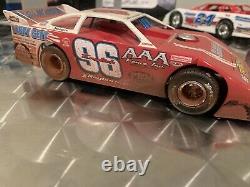 ADC 1/24 Die Cast Dirt Late Model 2 Cars/Trailer Jeremy Miller & Terry English
