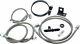 Allstar Braided Stainless Dirt Late Model Rear Brake Line Kit P/n 42058