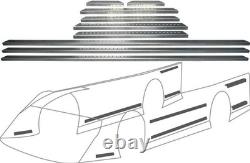 Allstar Performance ALL23105 Late Model Aluminum Body Brace Kit