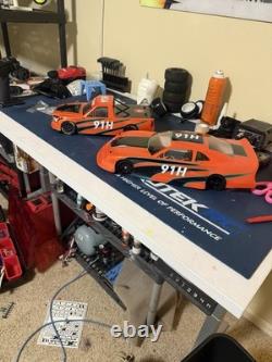 Asa Late Model KSG Scx1 Rtr Pan Car 1/10 Scale Carpet Oval 1.25 Roll Out