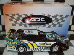 Austin Stover #11 2024 1/24 Adc Dirt Late Model Diecast Car Autographed Car