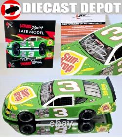 Autographed Dale Earnhardt Jr 2024 Sun Drop #3 Late Model Diecast 1/24 Action