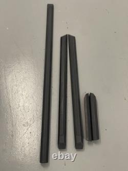 BMW E30 Late Model Sedan 4 Doors Black Shadowline Molding Trim Impact Set