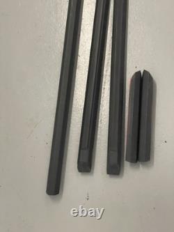 BMW E30 Late Model Sedan 4 Doors Black Shadowline Molding Trim Impact Set