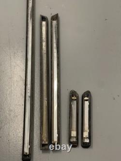 BMW E30 Late Model Sedan 4 Doors Black Shadowline Molding Trim Impact Set