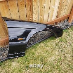 BMW e34 Front Right Passenger Side Fender Black Late Model Facelift 1995