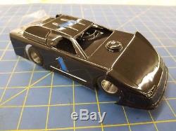 B&E Dirt Late Model RTR Black #1 1/24 Slot Car from Mid America Raceway