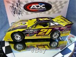 Billy Moyer #21 1/24 2014 Dirt Late Model ADC Autographed Car/ And Box