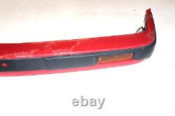 Bmw E30 88-92 Late Model Front Plastic Bumper Zinnoberrot Red 138