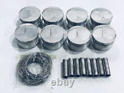 Brand New JE 18 SBC Pistons Dirt Late Model IMCA Race Car