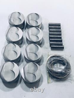 Brand New JE 18 SBC Pistons Dirt Late Model IMCA Race Car