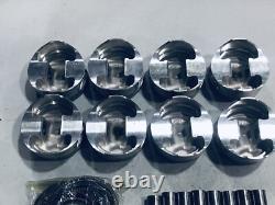 Brand New JE 18 SBC Pistons Dirt Late Model IMCA Race Car