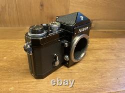 CLA'd Late Model 743xxxx Near Mint Nikon F Eye Level Black Film Camera /JP
