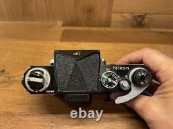 CLA'd Late Model 743xxxx Near Mint Nikon F Eye Level Black Film Camera /JP