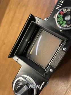 CLA'd Late Model 743xxxx Near Mint Nikon F Eye Level Black Film Camera /JP