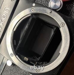 CLA'd Late Model 743xxxx Near Mint Nikon F Eye Level Black Film Camera /JP