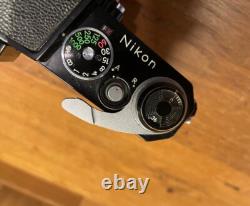 CLA'd Late Model 743xxxx Near Mint Nikon F Eye Level Black Film Camera /JP