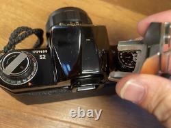 CLA'd Rare Black Near Mint ++ Pentax S2 Late Model Camera Takumar 55mm F/2